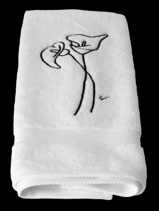 "Calla Lily" Signature Hand Towel