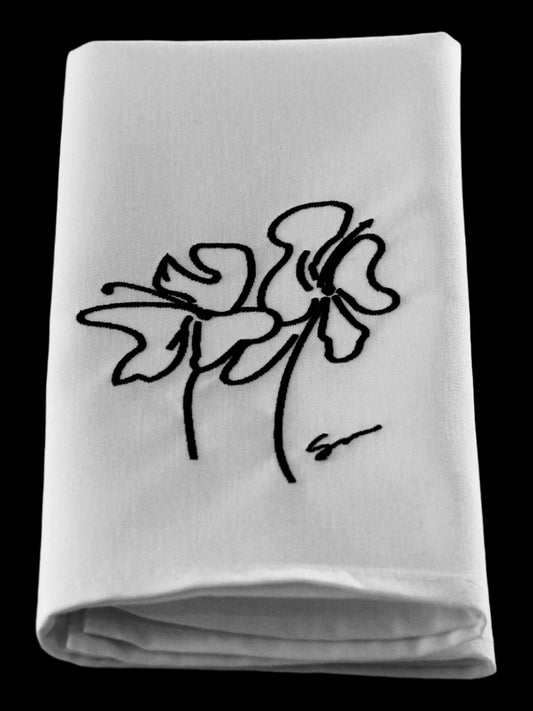 "Pansy" Signature Napkin